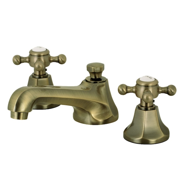 KS4463BX 8" Widespread Bathroom Faucet, Antique Brass